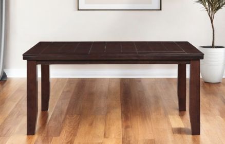 48" Dark Brown Dining Table