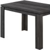 47" Black Dining Table