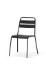 Set of Four Gray Faux Leather Dining Side Chairs