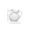 Mouth Blown Glass Pitcher  42 Oz