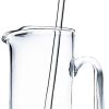 13" Clear Lead Free Crystal Martini Pitcher And Stirrer