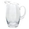 Clear Crystal Glass Convex Curve Shape Stemless Pitcher