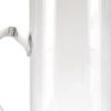 12" Clear Mouth Blown Lead Free Crystal Glass Pitcher