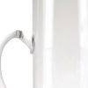 10" Clear Mouth Blown Lead Free Crystal Glass Pitcher