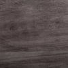 60" Gray Rounded Solid Wood Pedestal Base Dining Table