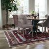 Set of Two Gray Walnut Modern Dining Chairs