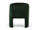 Green Upholstered Velvet Dining Arm Chair