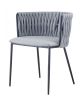 Light Gray Black Contemporary Dining Chair