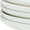 White Six Piece Porcelain Service For Six Salad Plate Set