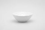 White 9.5" Pebbled Porcelain Large Round Serve Bowl