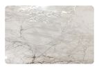 12" X 18" Silver And Gray Abstract Placemats