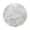 15" X 15" Gold Ivory And Gray Abstract Agglomerated cork Round Placemats
