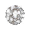 15" Set of Two Gold And Gray Abstract Round Placemats
