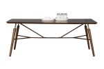 71" Brown Wood Dining Table
