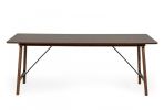 79" Brown Wood Dining Table