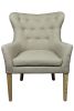Nine Piece White Solid Wood Dining Set with Eight Chairs