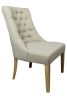 Nine Piece White Solid Wood Dining Set with Eight Chairs