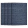 19" Set of Four Navy Blue Cotton Placemats