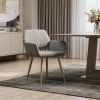 Gray Upholstered Dining Chair