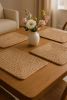 19" Set of Four Natural Jute Placemats