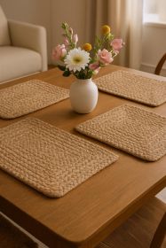 19" Set of Four Natural Jute Placemats