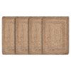 19" Set of Four Natural Jute Placemats