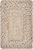 19" Set of Four Ivory And Natural Jute Placemats