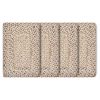 19" Set of Four Ivory And Natural Jute Placemats