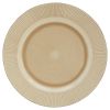 Sand Sixteen Piece Round Striped Ceramic Service For Four Dinnerware Set