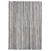 19" Set of Four Black And White Striped Cotton Placemats