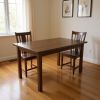60" Raw Umber Solid Wood Dining Table