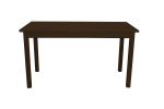 60" Coffee Solid Wood Dining Table