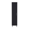 71" Black Wood Pantry Or Storage Cabinet