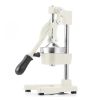 7" White Black And Silver Stainless Steel Manual Juicer