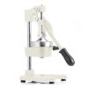 7" White Black And Silver Stainless Steel Manual Juicer