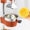 7" Orange Cast Iron Manual Juicer
