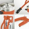 7" Orange Cast Iron Manual Juicer