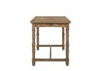 54" Oak Wood Trestle Base Dining Table