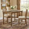 54" Oak Wood Trestle Base Dining Table