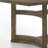 88" Oak Wood Trestle Base Dining Table