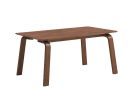 63" Walnut Solid Wood Dining Table