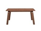 63" Walnut Solid Wood Dining Table