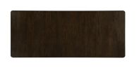 78" Walnut and White Wood Removable Leaf Double Pedestal Base Extendable Dining Table