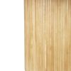 47" Natural Wood Pedestal Base Round Top Dining Table