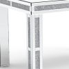31" Silver Wood Dining Table