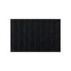 18" Set of Four Black Basketweave Faux Leather Placemats