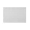 18" Set of Four White Basketweave Faux Leather Placemats