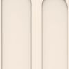 71" Cream Stainless Steel Locking Pantry Or Storage Closet With Arched Panel Doors