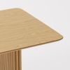 79" Natural Solid Wood Double Pedestal Base Dining Table