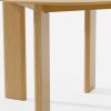 42" Natural Solid Wood Round Top Dining Table